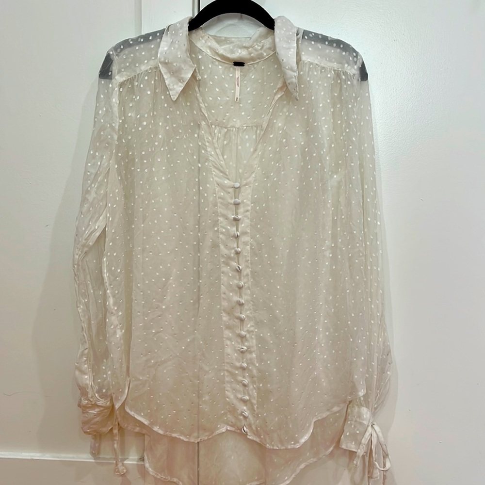 Free people sheer blouse